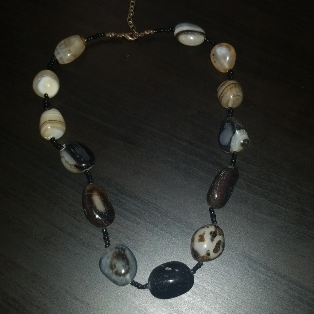 Riverstone necklace